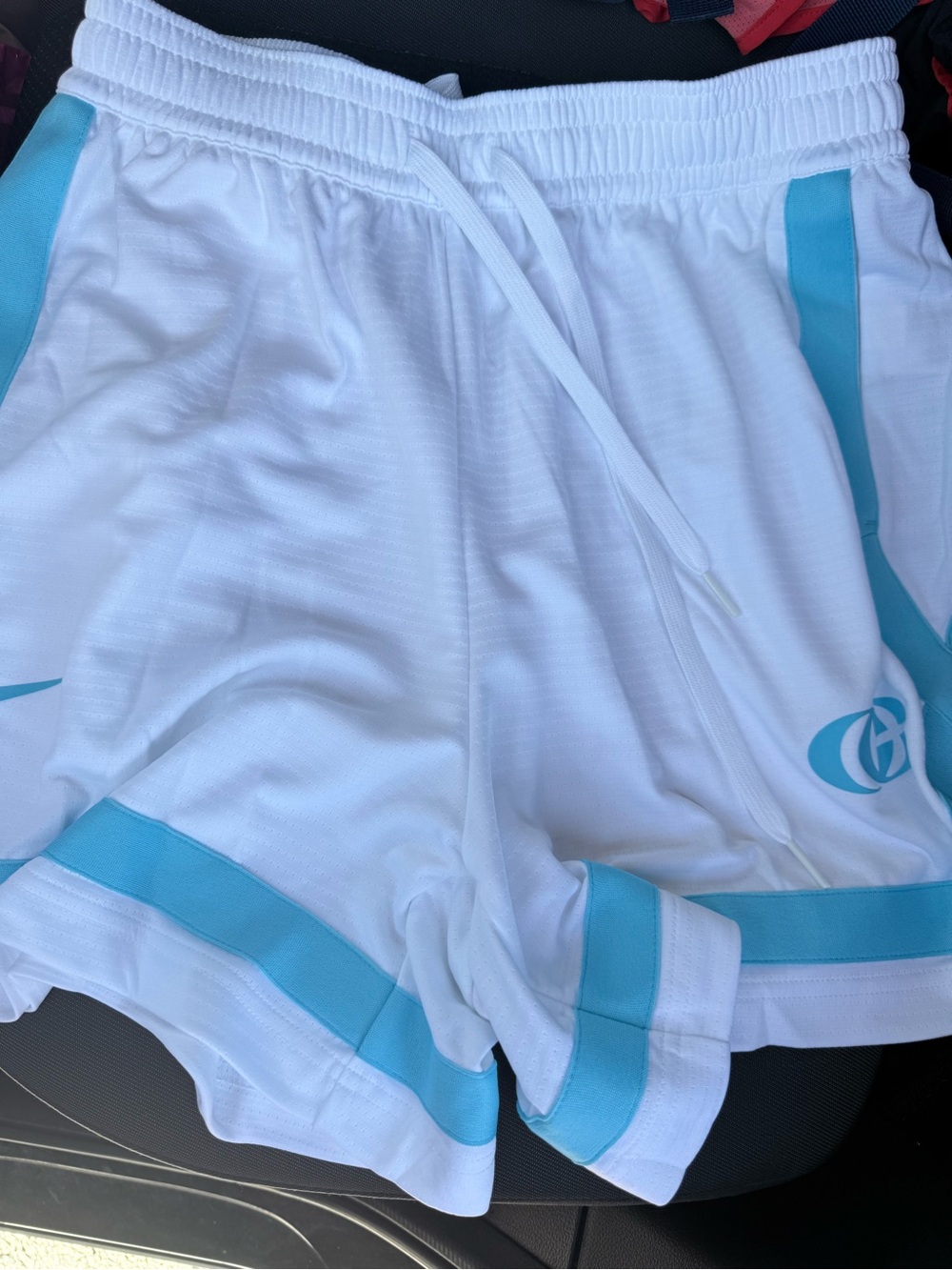 Caitlin Clark Women’s White Athletic Basketball Shorts NEW Size S, M, L, XL